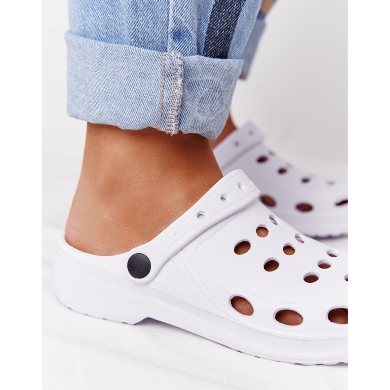 Flameshoes Pantofole in schiuma Eva bianca da donna 1