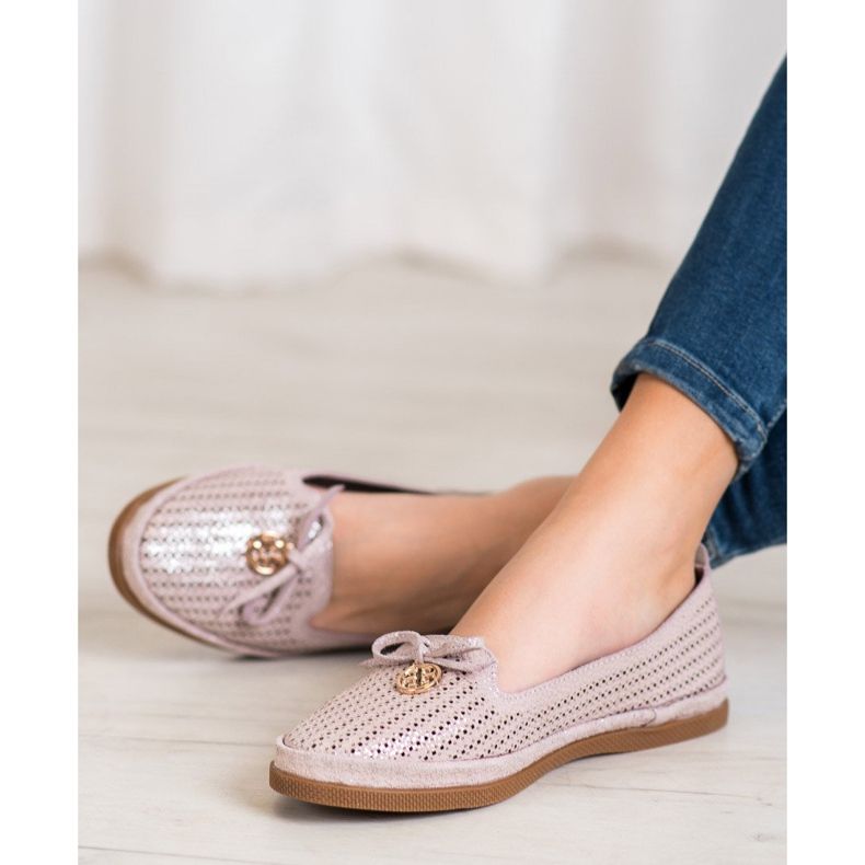 Eleganti ballerine VINCEZA multicolore rosa 2