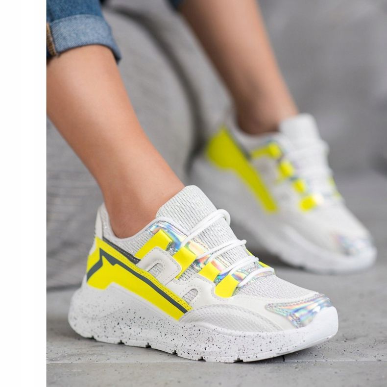 Seastar Sneakers Con Glitter bianca multicolore 2