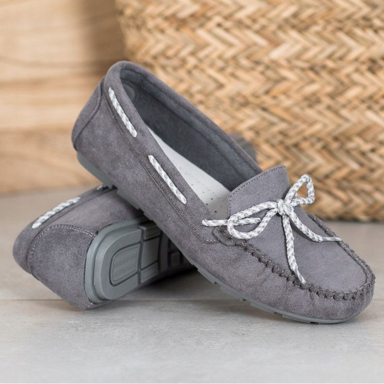 Mocassini casual VINCEZA grigio 1