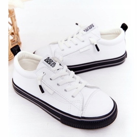 Sneakers Bambino Ecopelle Big Star HH374037 Bianco 1