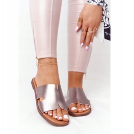 Pantofole Pelle Sergio Leone Sk 063 Argento d'argento 2