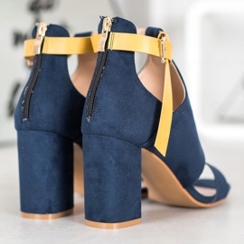 Sandali VINCEZA alla moda blu 1