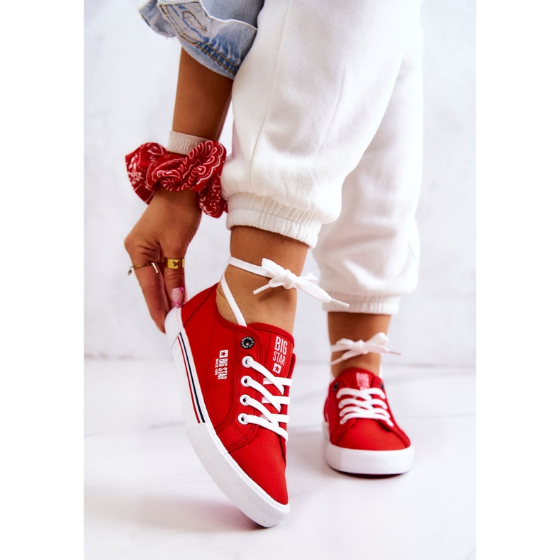Sneakers da donna Big Star HH274061 Rosse rosso 1