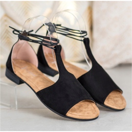 Sandali VINCEZA allacciati nero 2