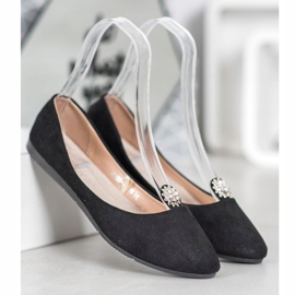 Ballerine Nere Con Ornamento VINCEZA nero 1
