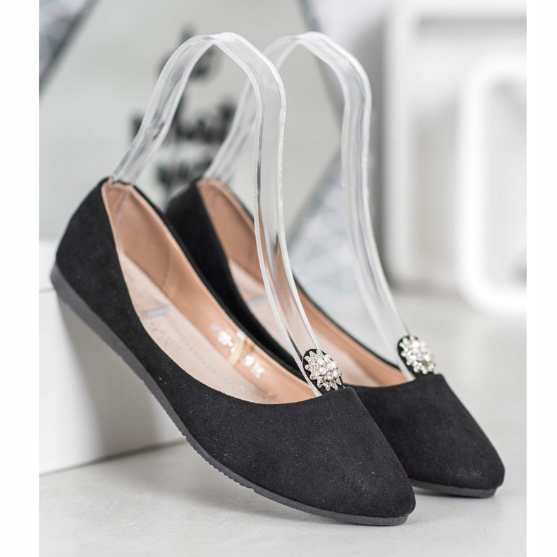 Ballerine Nere Con Ornamento VINCEZA nero 1