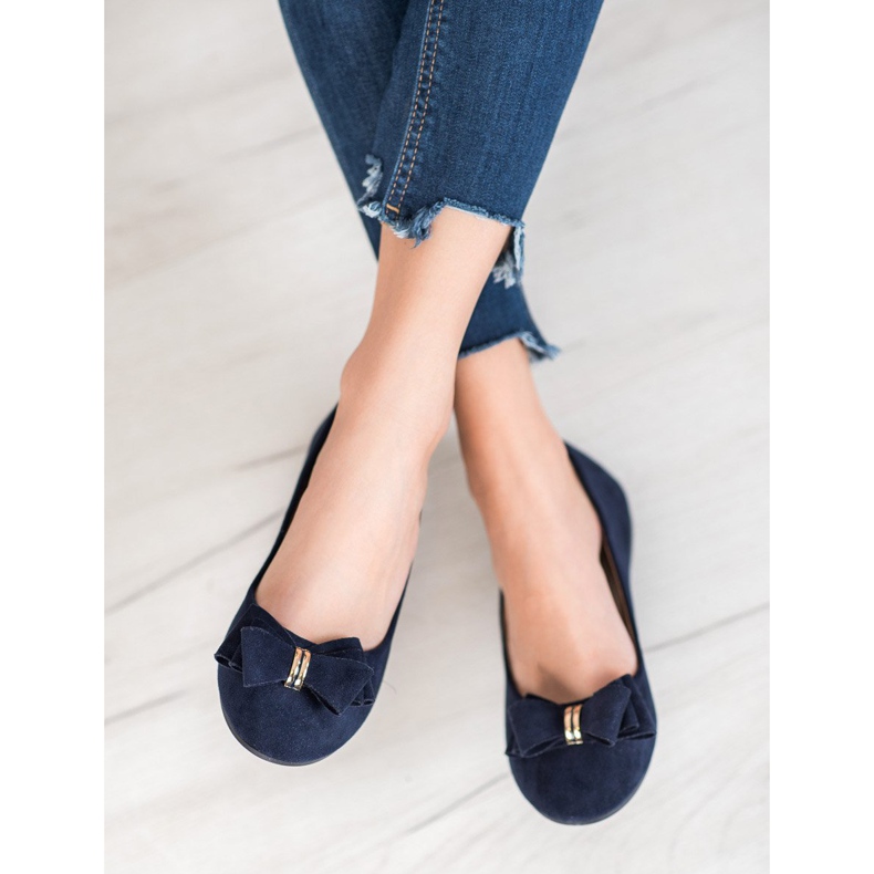 Eleganti Ballerine Con Fiocco VINCEZA blu navy blu 1