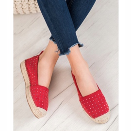 Goodin Espadrillas in camoscio rosso 2