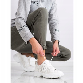 Kylie Sneakers leggere traforate bianco 1