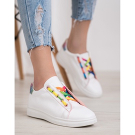 SHELOVET Scarpe sportive alla moda bianco 1