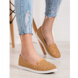 Seastar Signori traforati con cristalli marrone 2