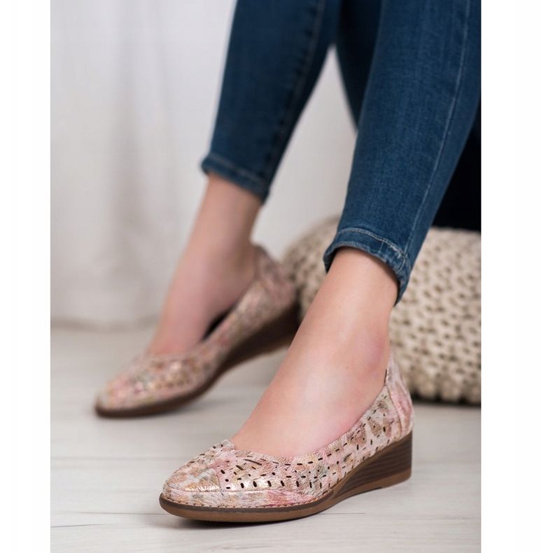 Pompe sulla zeppa VINCEZA multicolore 1