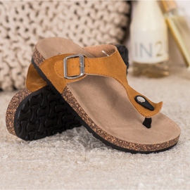 Comode infradito VINCEZA marrone 1