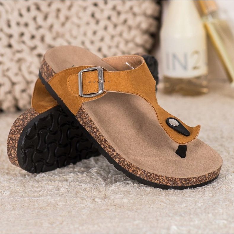 Comode infradito VINCEZA marrone 1