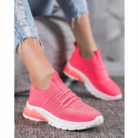 Bella Paris Sneakers traforate rosa 1