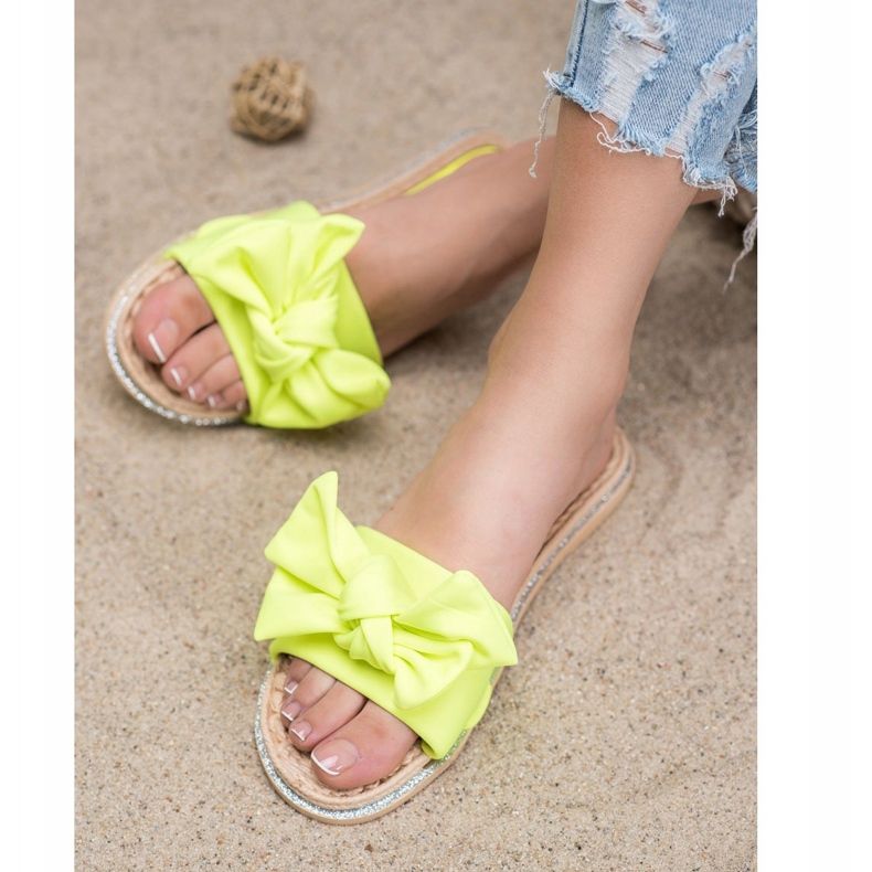 SHELOVET Pantofole gialle alla moda giallo 2