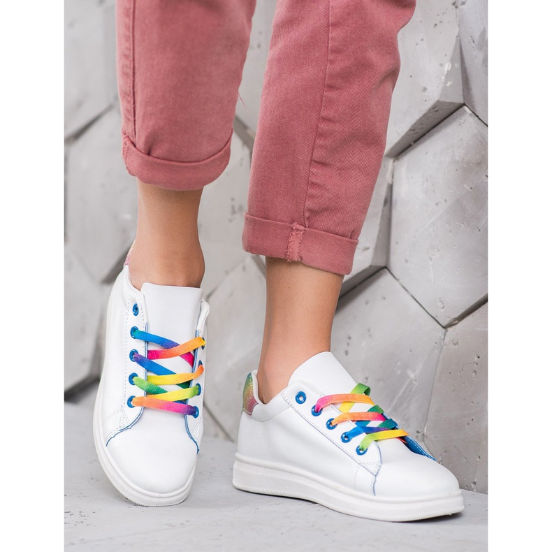 SHELOVET Scarpe sportive alla moda bianco 1