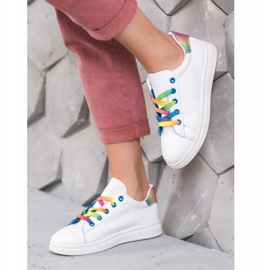SHELOVET Scarpe sportive alla moda bianco 2