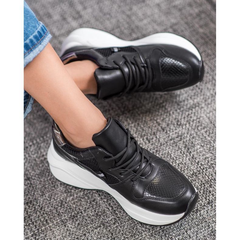 Weide Scarpe da ginnastica nere chiare nero 1