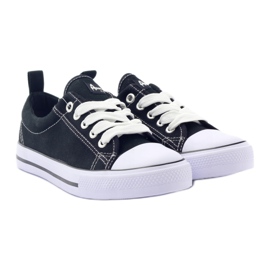 American Club Sneakers nere American LH20 nere bianca nero 7