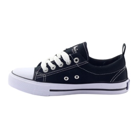 American Club Sneakers nere American LH20 nere bianco nero 5