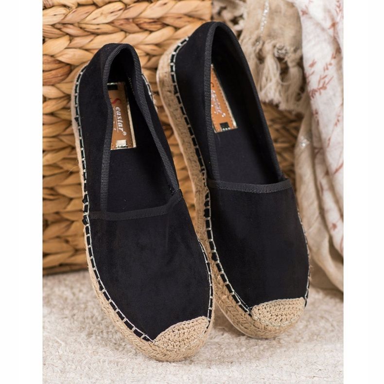 Seastar Espadrillas in camoscio nero 1