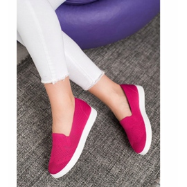 Via Giulia  Slipon sulla piattaforma rosa 1