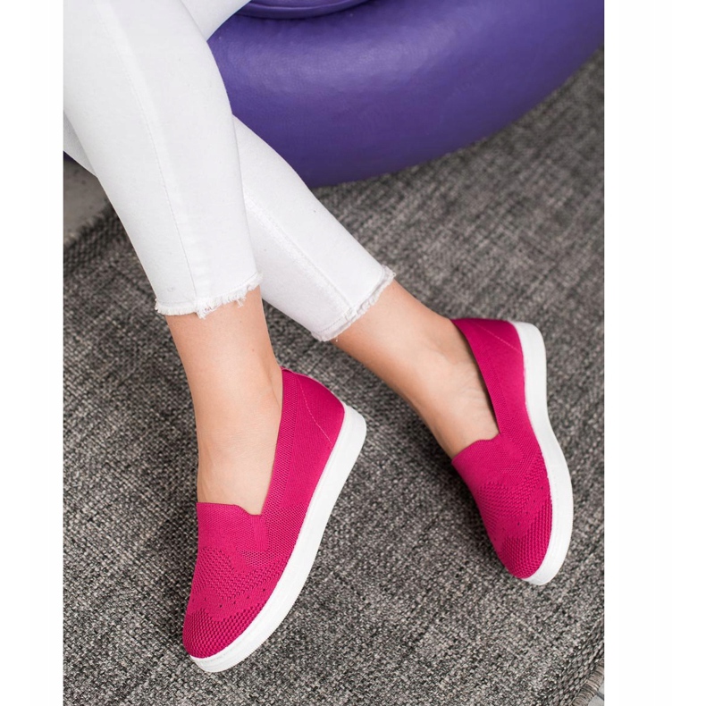Via Giulia  Slipon sulla piattaforma rosa 1