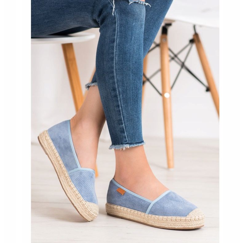 Goodin Espadrillas traforate blu 1