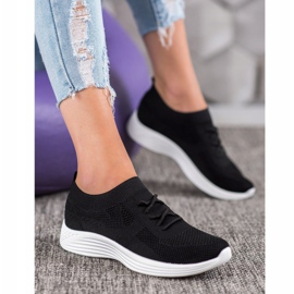 SHELOVET Scarpe traforate nere nero 1