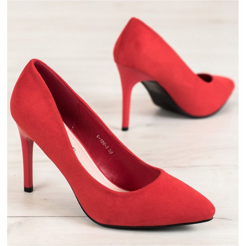 Gogo Tacchi alti rossi alla moda rosso 1
