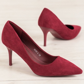 Small Swan Tacchi alti casual rosso 2