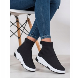 SHELOVET Scarpe sportive sopra la caviglia nero 1