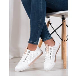 Bella Paris Sneakers Con Ecopelle Nice bianca 2
