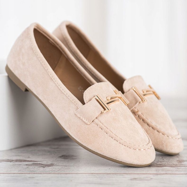Anesia Paris Mocassini eleganti beige 1