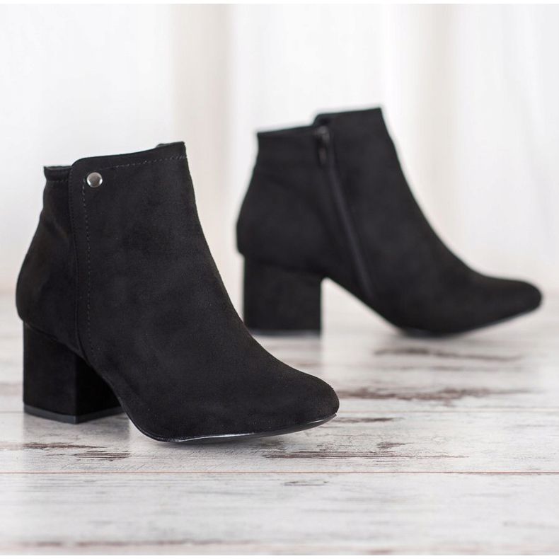 Goodin Stivaletti in camoscio nero 1