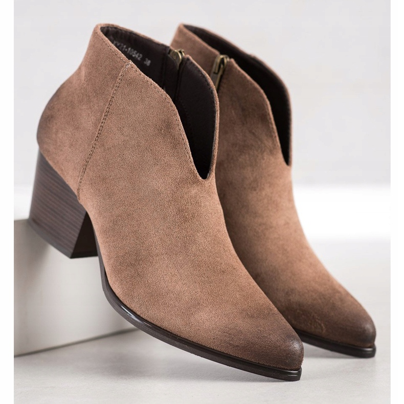 VINCEZA stivaletti beige 2