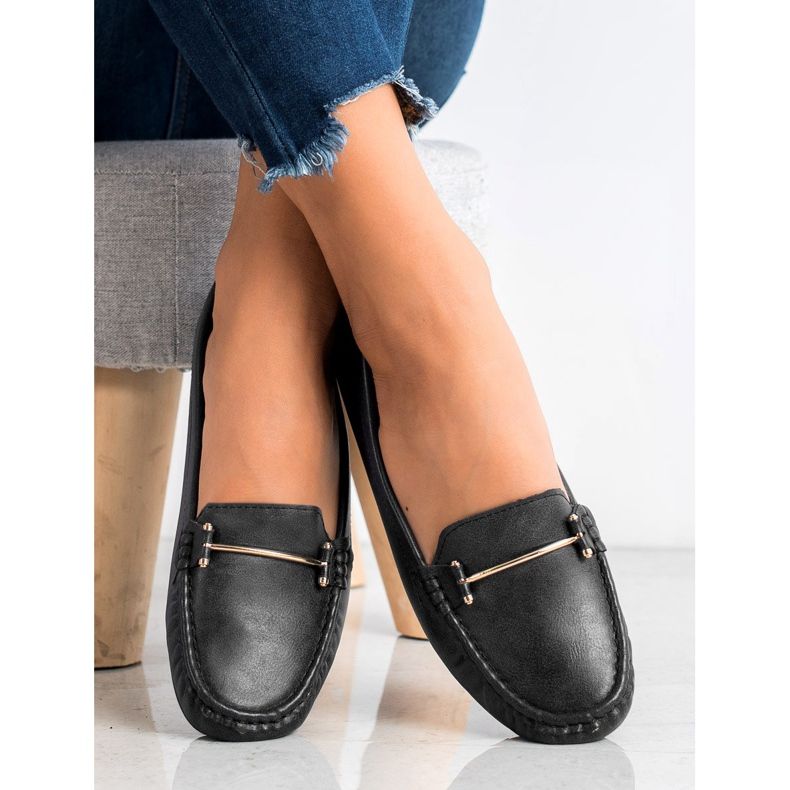 Clowse Mocassini comodi nero 1