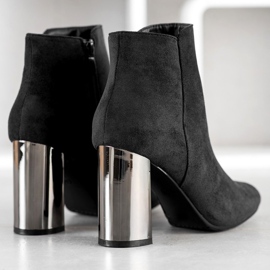 Janessa Stivali Con Tacco Argento nero 1