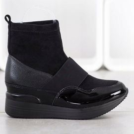 SHELOVET Stivali alla moda slip-on nero 1