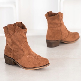 Queentina Il comfort di uno stivaletto da cowboy con isolamento marrone 2