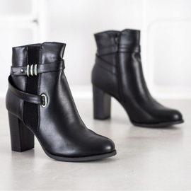 Queen Vivi Stivali Con Strisce Decorative nero 1