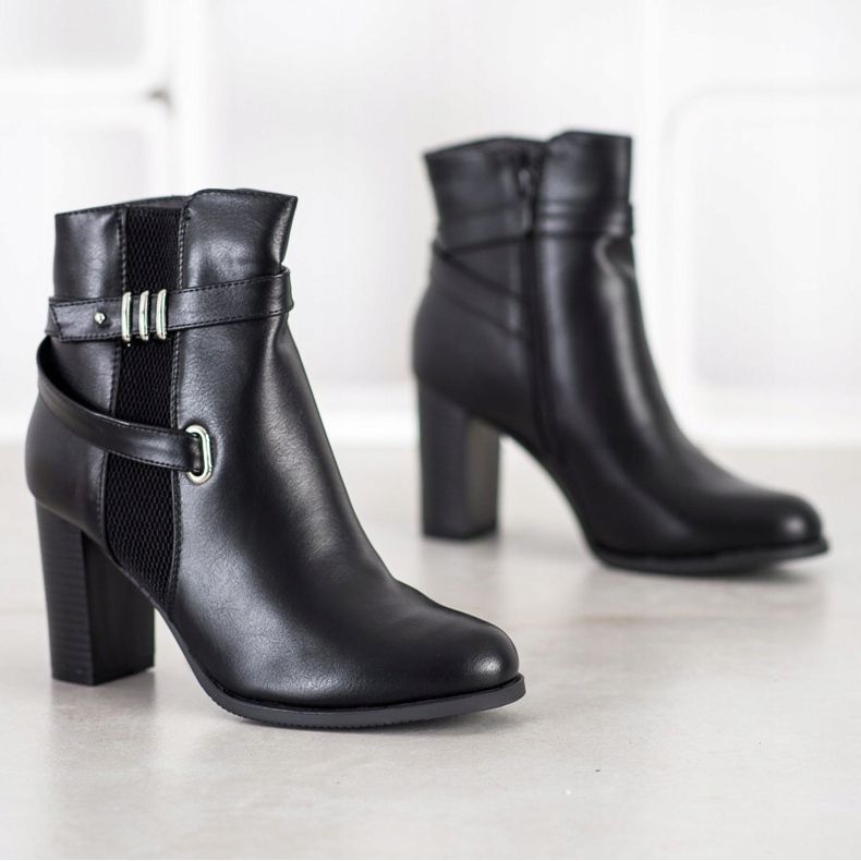 Queen Vivi Stivali Con Strisce Decorative nero 1