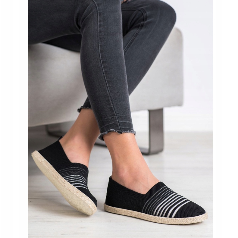 MCKEYLOR Espadrillas Slipony nero 1