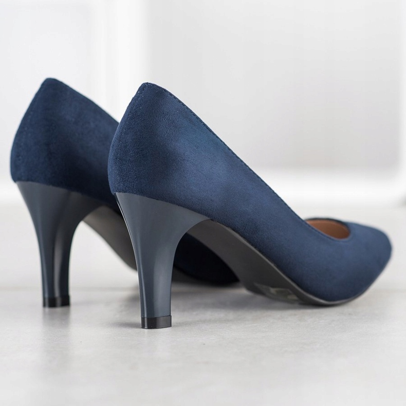 Goodin Décolleté in pelle scamosciata blu navy blu 1