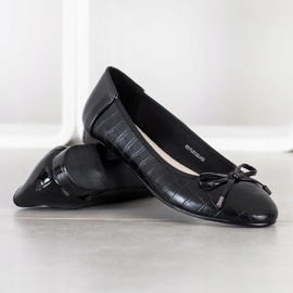 Goodin Ballerina nera con stampa serpente nero 1