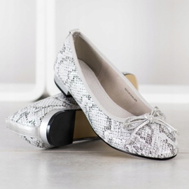 Goodin Elegante ballerina con fiocco multicolore 1