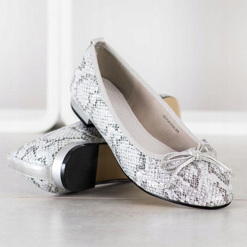 Goodin Elegante ballerina con fiocco multicolore 1