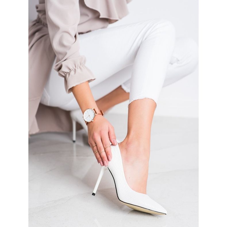 Goodin Tacchi alti alla moda bianco 1